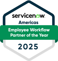 ServiceNow Americas Employee Workflow Partner of the Year 2025